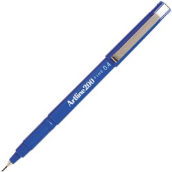 Artline 200 Blue FineLiner Pen 0.4mm Fine Tip