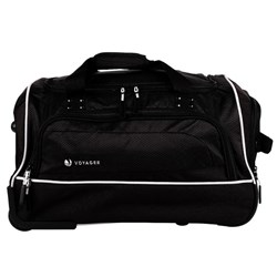 Voyager Traverse Duffle Bag 2 Wheel 660mm 2.6kg Black