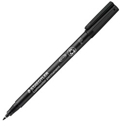 Staedtler Lumocolor 318 Black Permanent Pen Fine Tip