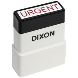Dixon 041 Self-Inking Stamp URGENT Red