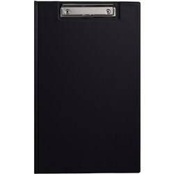 OfficeMax PVC Clipboard Folder Foolscap Black