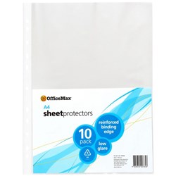 OfficeMax Copysafe Pockets A4 Clear, Pack of 10