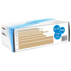 OfficeMax Rubber Bands No.18 1.6mm x 75mm 500g, Box of 1585