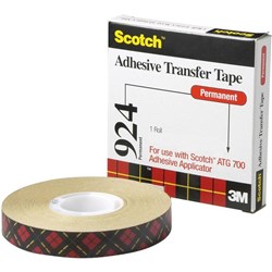 Scotch® 924 ATG Adhesive Transfer Tape 12.7mm x 33m