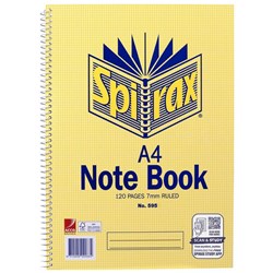 Spirax 595 A4 Notebook 120 Pages