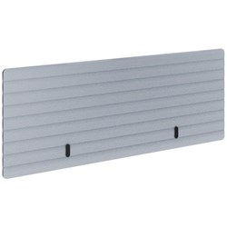 Boyd Acoustic Modesty Wave Desk Screen 1500mm Light Grey