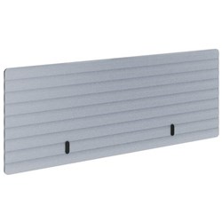 Boyd Acoustic Modesty Wave Desk Screen 1200mm Light Grey