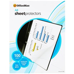 OfficeMax Copysafe Pockets A4 Clear, Box of 100