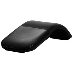 Hybrid Curved Bluetooth Wireless Mouse Black