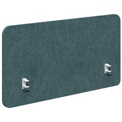 Fiord Side Mount Desk Screen 1500x650mm Keylargo Atlantic/White