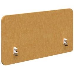Fiord Side Mount Desk Screen 2000x650mm Keylargo Marigold/White