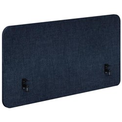Fiord Side Mount Desk Screen 1200x650mm Keylargo Denim/White