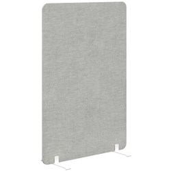 Fiord Freestanding Screen 900x1200mm Keylargo Zinc/White