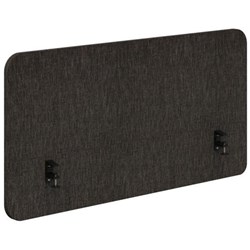 Fiord Side Mount Desk Screen 1500x650mm Keylargo Anthracite/Black