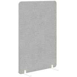 Fiord Freestanding Screen 1500x1200mm Keylargo Zinc/White