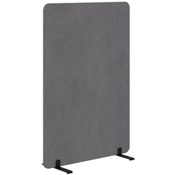 Fiord Freestanding Screen 1200x1200mm Fletcher Pebble/Black