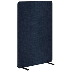 Fiord Freestanding Screen 1800x1200mm Keylargo Denim/Black