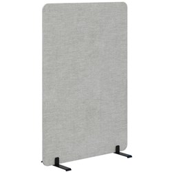 Fiord Freestanding Screen 900x1200mm Keylargo Zinc/Black