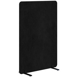 Fiord Freestanding Screen 900x1200mm Fletcher Midnight/Black