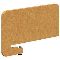 Fiord Push-On Side Desk Screen 650x350mm Keylargo Marigold