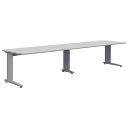 Accent Energy 2 Pod Desk 1200x700mm, Silver Strata/Silver