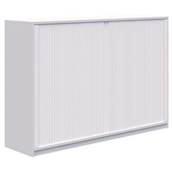 Mascot Tambour Lockable 1800mm Snow Velvet with White Doors