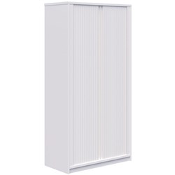 Mascot Tambour Lockable 900x1800mm Snow Velvet with White Doors