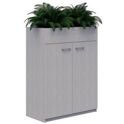 Mascot Planter Cabinet 900x1200mm Silver Strata