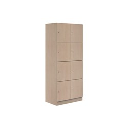 Mascot Keyed Locking 8 Door Locker 900x1900mm Refined Oak
