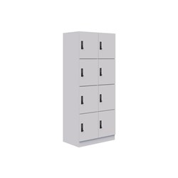 Mascot Digital Locking 8 Door Locker 900x1900mm Snow Velvet