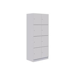 Mascot Keyed Locking 8 Door Locker 900x1900mm Snow Velvet