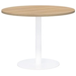 Accent Classic Round Table 1000mm Classic Oak/White