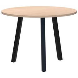 Fiord Round 3 Leg Table 900mm Refined Oak/Black