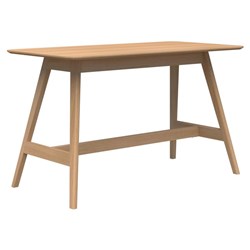 FIORD Bar Leaner 2400 x 1000 x 1050mm Tasmanian Ash Veneer Top with Solid Wood Base