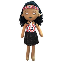 Māori Kapa Haka Girl Soft Doll 400mm