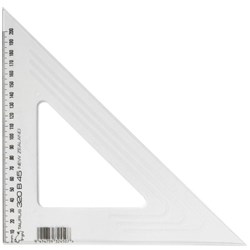 Taurus Set Square Bevelled Edge 45 Degrees 32cm