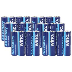 Winc® AA Alkaline Batteries, Pack of 24