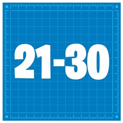 Kai's Clan Magnetic KaiTiles Numbers 21 to 30, Pack of 10