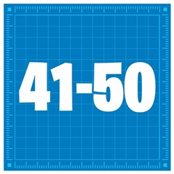 Kai's Clan Magnetic KaiTiles Numbers 41 to 50, Pack of 10