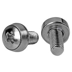 StarTech 12-24 Server Rack Screws, Pack of 50