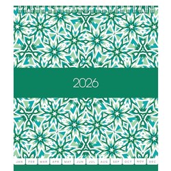 Collins Desk Calendar Top Opening 2026 Kaleidoscope