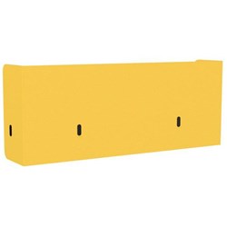 Boyd Acoustic Pod Desk Screen 1200mm Yellow