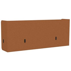 Boyd Acoustic Pod Desk Screen 1200mm Rust