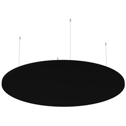 Boyd Visuals Floating Acoustic Ceiling Panel Round 1200mm Black