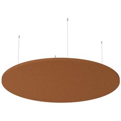Boyd Visuals Floating Acoustic Ceiling Panel Round 1200mm Rust