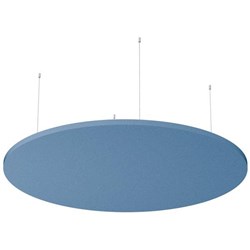 Boyd Visuals Floating Acoustic Ceiling Panel Round 1200mm Sky Blue
