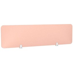 Boyd Acoustic Desk Screen 1200mm Blush Pink