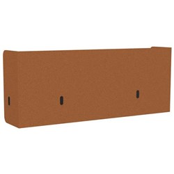 Boyd Acoustic Pod Desk Screen 1500mm Rust