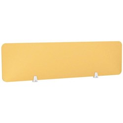 Boyd Acoustic Desk Screen 1200mm Mustard