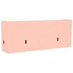 Boyd Acoustic Pod Desk Screen 1500mm Blush Pink